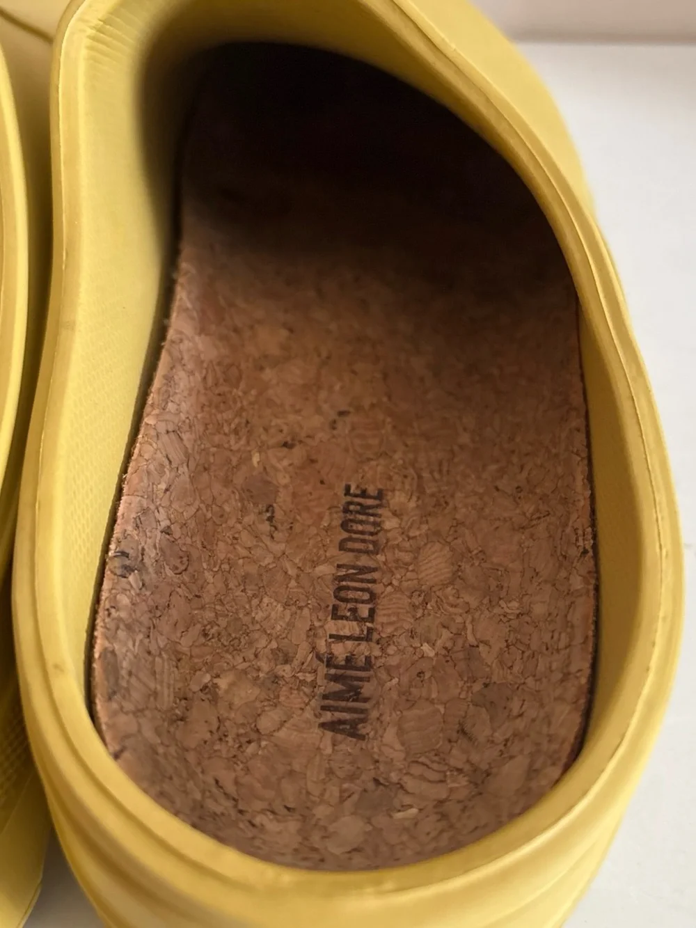 Aime Leon Dore yellow clogs #clogs #comfort Size12/12.5US men